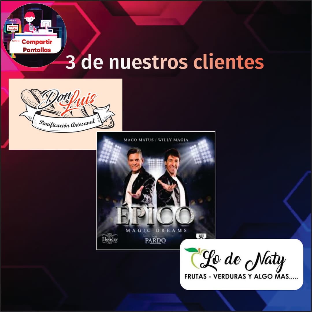 Primeros Tres Clientes